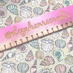 New She sells seashells Standard Fabric Felt - Eliza Henri