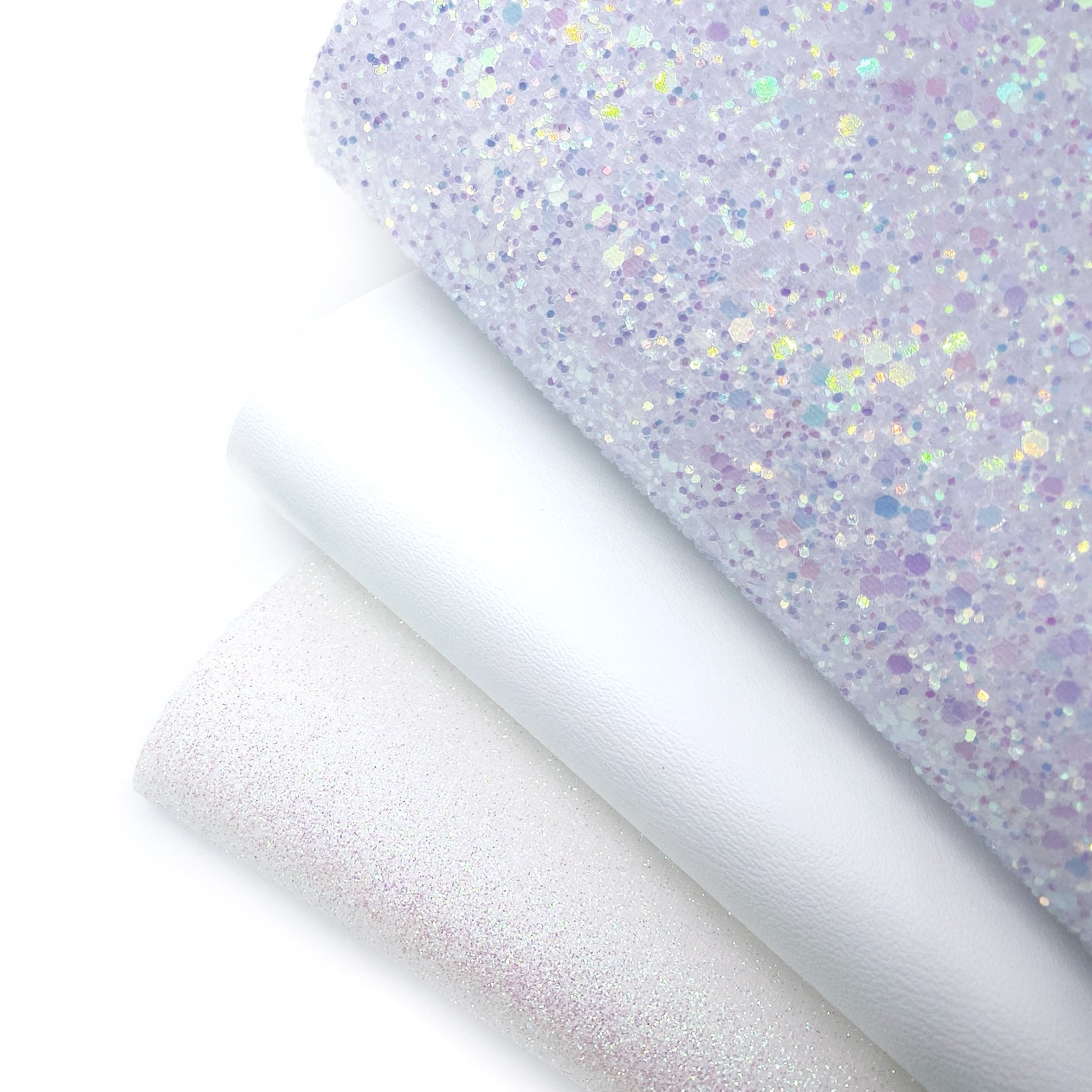 White Core Glitter Chunky & Fine Trio - Eliza Henri