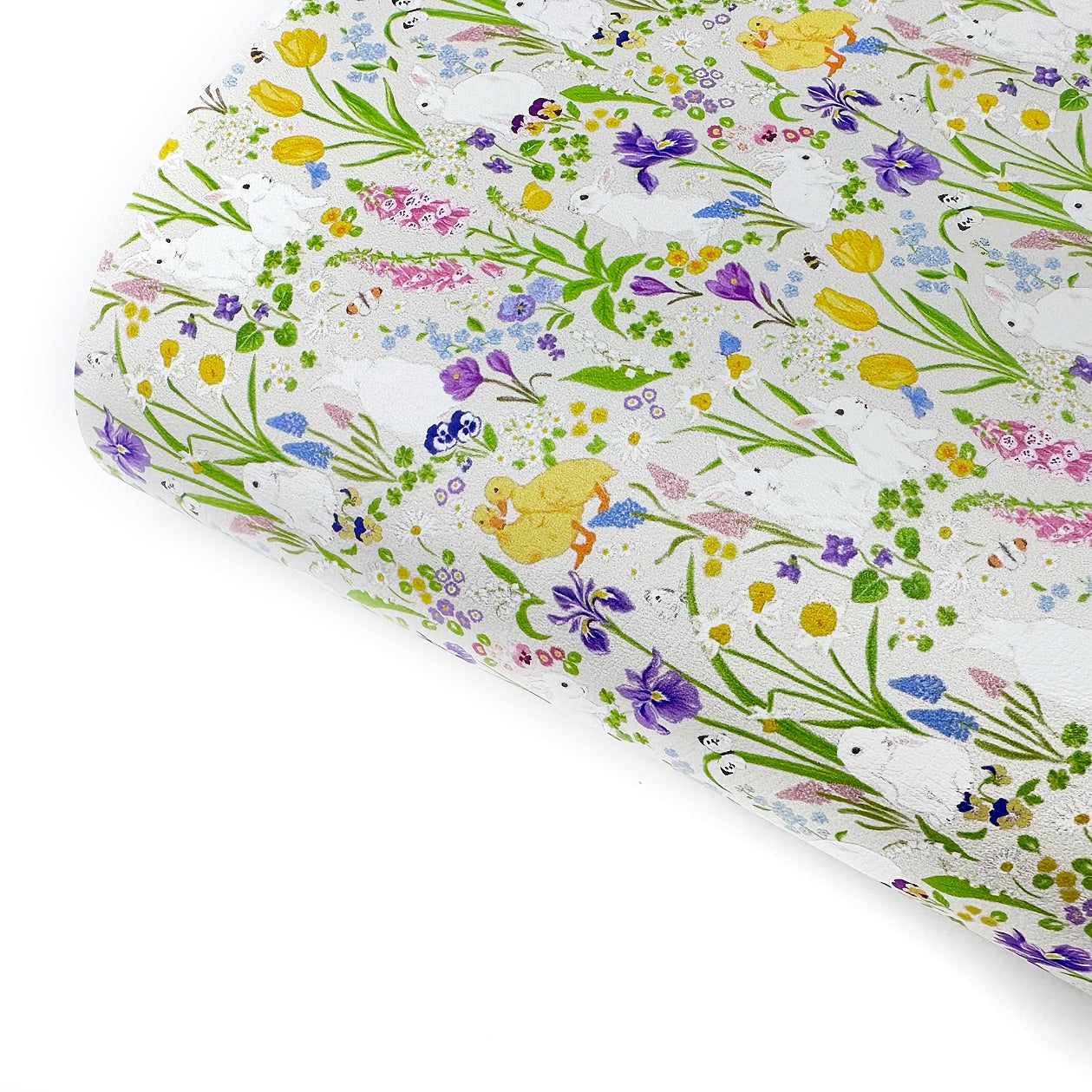 Bunny Meadow Premium Faux Leather Fabric Sheets - Eliza Henri