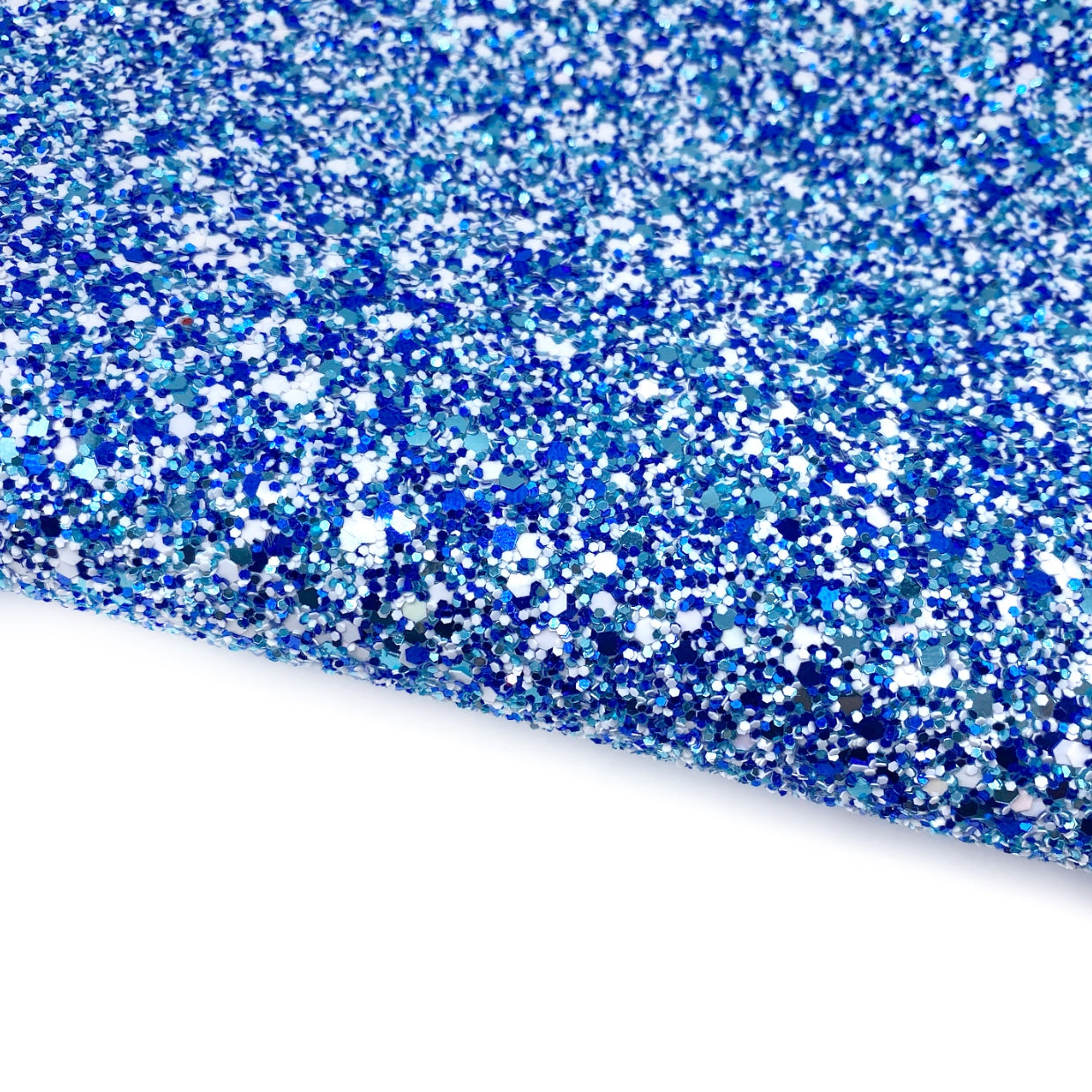 Cold & Frosty Morning Lux Premium Chunky Glitter Fabric - Eliza Henri