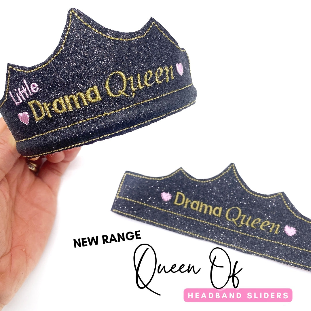 Drama Queen Headband Slider Felties - Eliza Henri