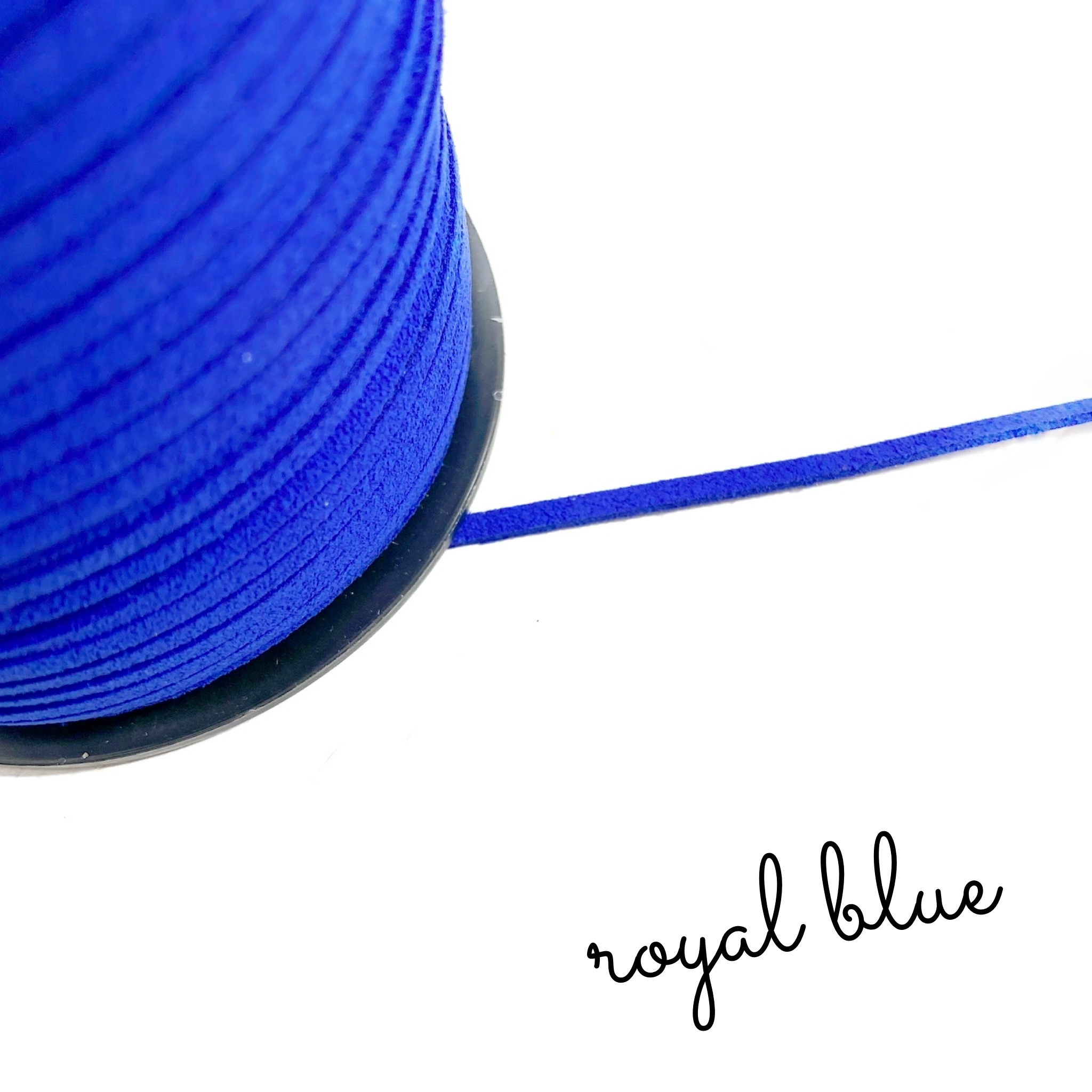 Plain Soft Faux Suede Cord - Eliza Henri