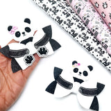 Penelope Panda Bow Hugs Wrap Arounds & Pops Feltie Set - Eliza Henri