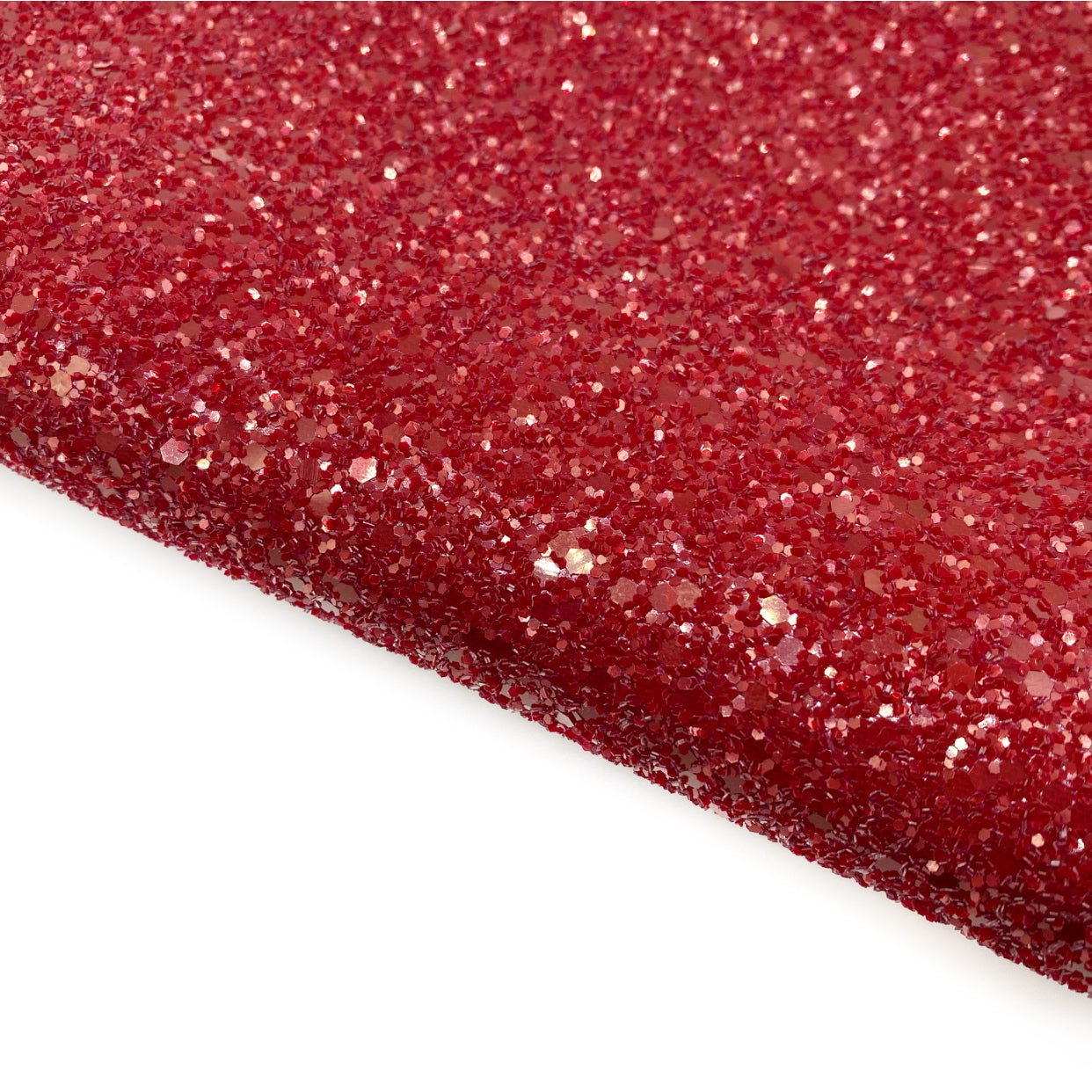 Burgundy Lux Premium Chunky Glitter Fabric - Eliza Henri