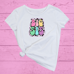 Retro Leopard Big Sis HTV Full Colour Iron on T Shirt Transfers - Eliza Henri