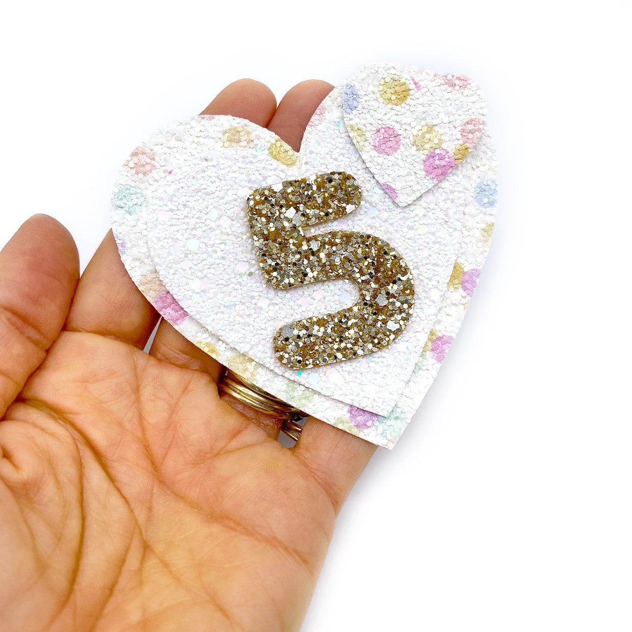EH Heart Birthday Badge Template for handcutting - Eliza Henri