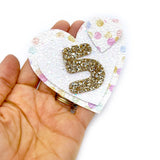 EH Heart Birthday Badge Template for handcutting - Eliza Henri