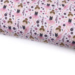 Flowery Ballerina Lux Premium Canvas Bow Fabrics - Eliza Henri