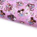 Pretty Pink Tooth Fairy Lux Premium Canvas Bow Fabrics - Eliza Henri