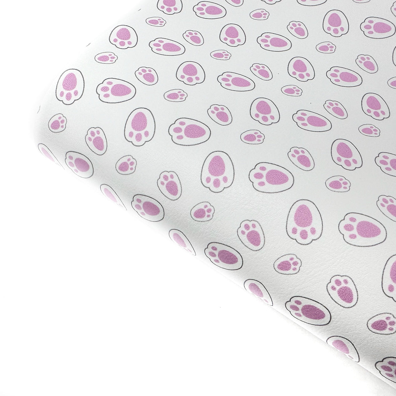 Bunny Paws Medium Premium Faux Leather Fabric Sheets - Eliza Henri
