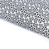 Football Hearts Lux Premium Printed Bow Fabric - Eliza Henri
