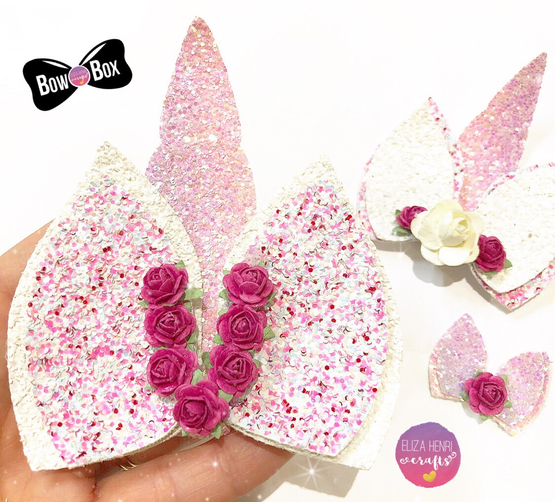 Unicorn Large Pinch Bow Template - Eliza Henri