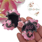 Bow Toppers & Tails- Boo Bat Bow Topper Felties - Eliza Henri