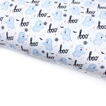Peek a boo ghost Lux Premium Canvas Bow Fabrics - Eliza Henri
