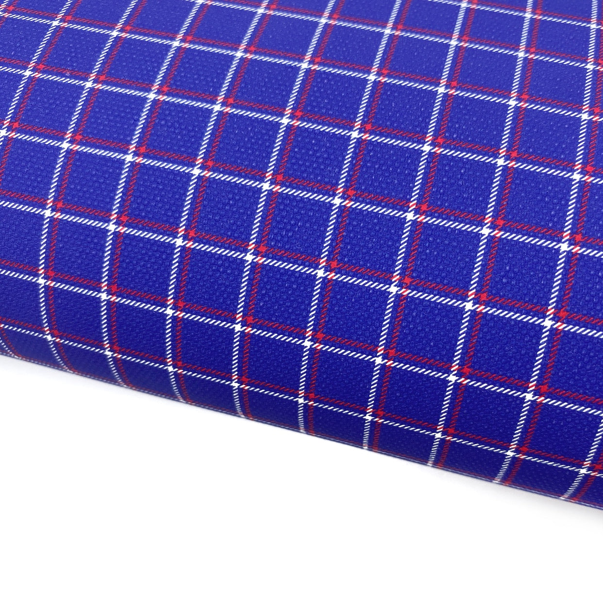 British Check Lux Premium Printed Bow Fabric - Eliza Henri