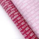 Naughty & Nice Lux Premium Canvas Bow Fabrics