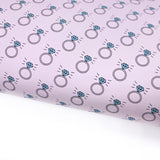 Diamond Rings Lux Premium Printed Bow Fabric - Eliza Henri