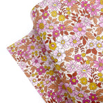 Wild Autumn Florals Premium Faux Leather Fabric Sheets - Eliza Henri