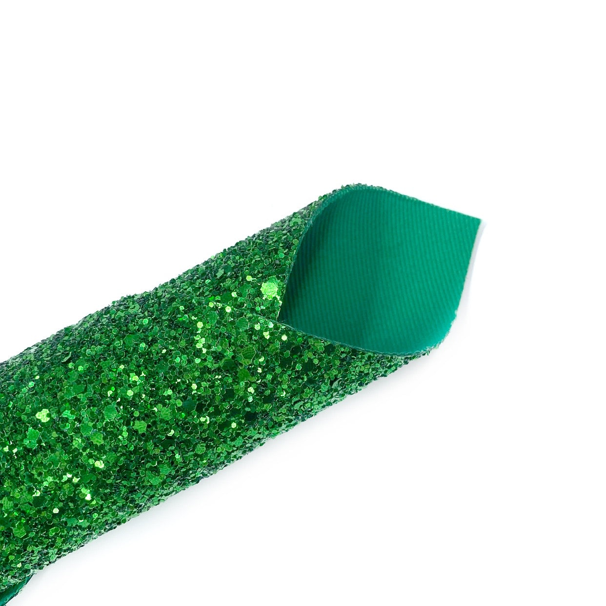 Evergreen Lux Premium Chunky Glitter Fabric - Eliza Henri