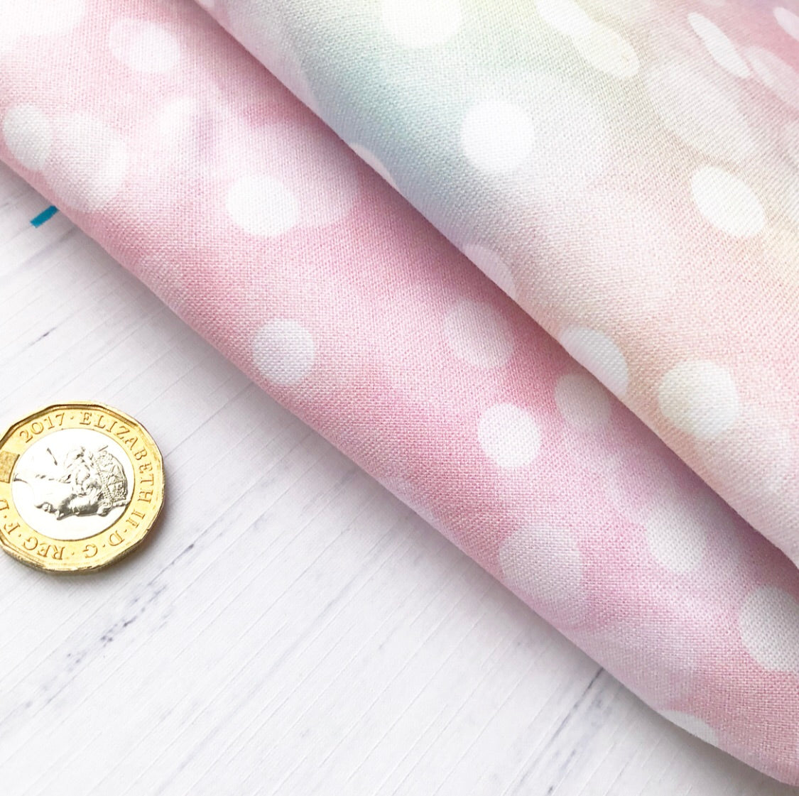 Pastel Small Bokehs Artisan Fabric Felt - Eliza Henri