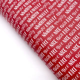 Naughty & Nice Premium Faux Leather Fabric Sheets