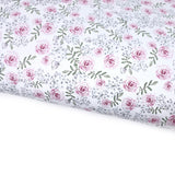 Watercolour Rose Blooms Lux Premium Printed Bow Fabric
