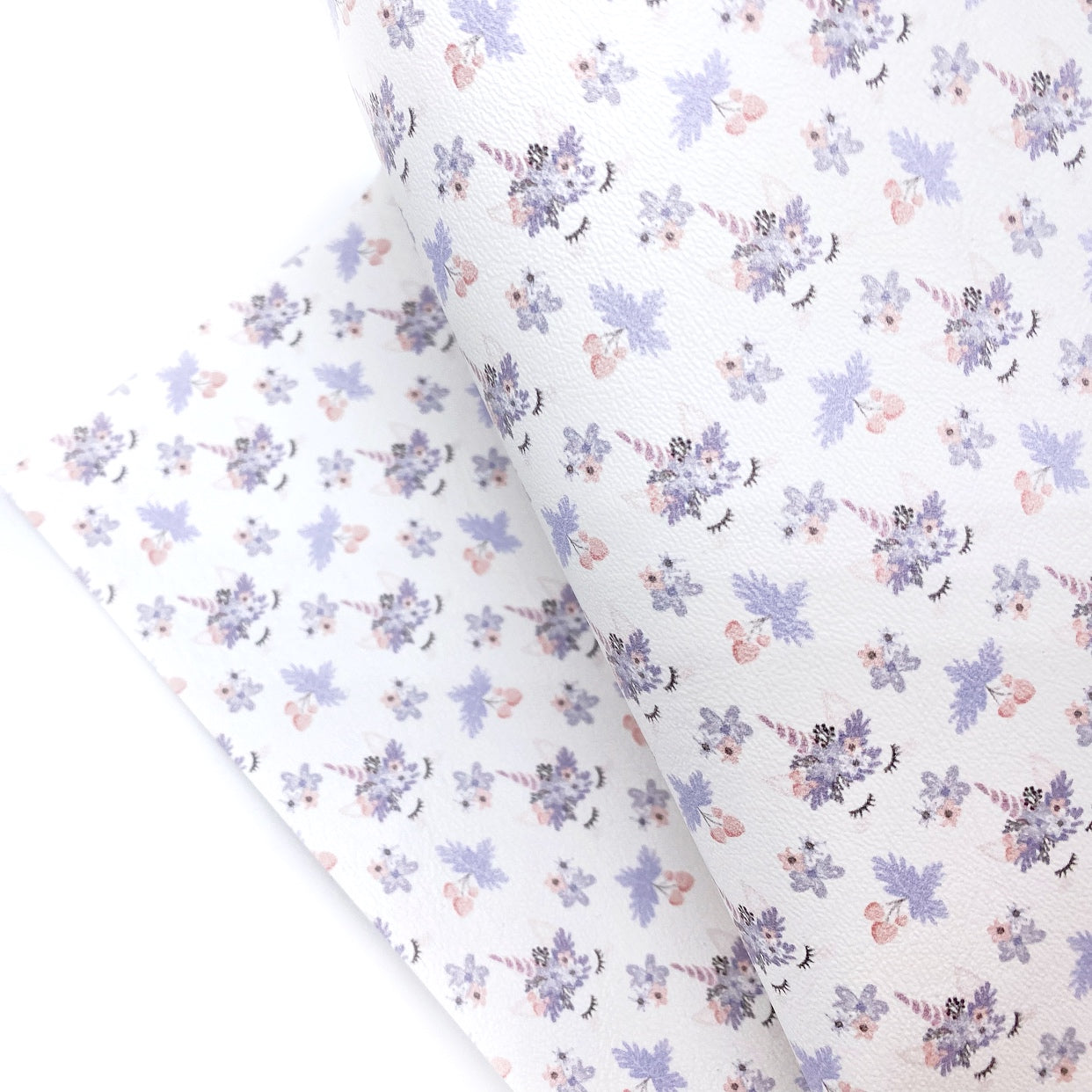 Sleepy Unicorn Premium Faux Leather Fabric Sheets - Eliza Henri