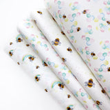 Always Bee a Rainbow Premium Faux Leather Fabric Sheets - Eliza Henri