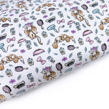 Puppy Beauty Day Lux Premium Canvas Bow Fabrics - Eliza Henri