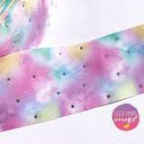 Diamonte Pastel Ombre Dreams Grosgrain Ribbon 3''