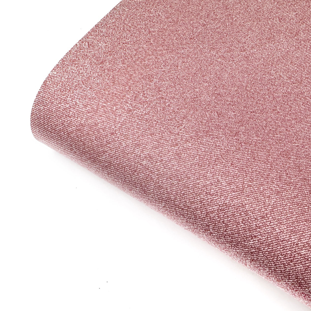 Pretty Pink Denim Premium Faux Leather Fabric Sheets - Eliza Henri