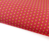 Strawberry Seeds Lux Premium Printed Bow Fabric