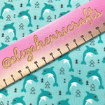 Swim Little Dolphins Artisan Fabric Felt - Eliza Henri