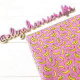 Banana Milkshake Artisan Fabric Felt