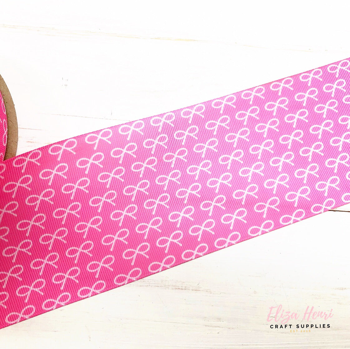 Pink Mini Bows Grosgrain Ribbon 2'' or 3'' - Eliza Henri