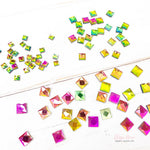Rainbow Iridescent Hot fix Crystal Rhinestones Embellishment - Eliza Henri