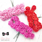 Mini Foam Roses- Bundles of 12 - Eliza Henri
