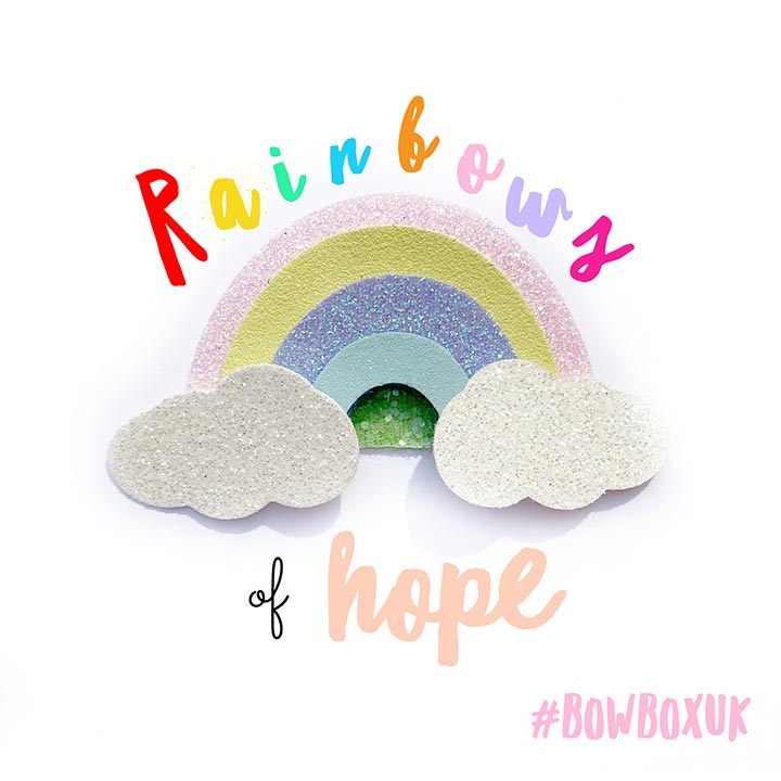 EHC Exclusive Rainbow Clouds Hair Bow Die Cutter- PRE ORDER - Eliza Henri