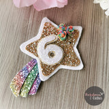 EHC Shooting Star Birthday Badge Die Cutter- PRE ORDER - Eliza Henri