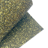 Wild Forest Green Lux Premium Core Chunky Glitter Fabric for bow making